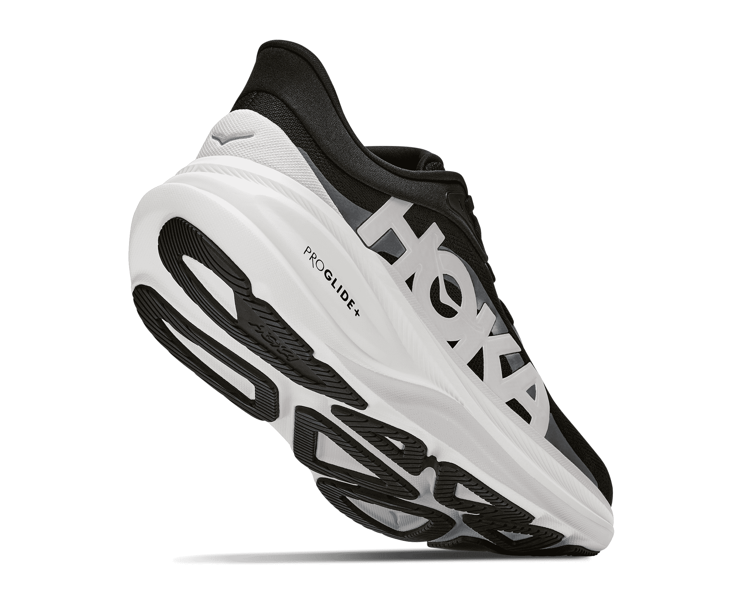 HOKA Men's Clifton Pro - BLACK / COSMIC GREY (Wide)