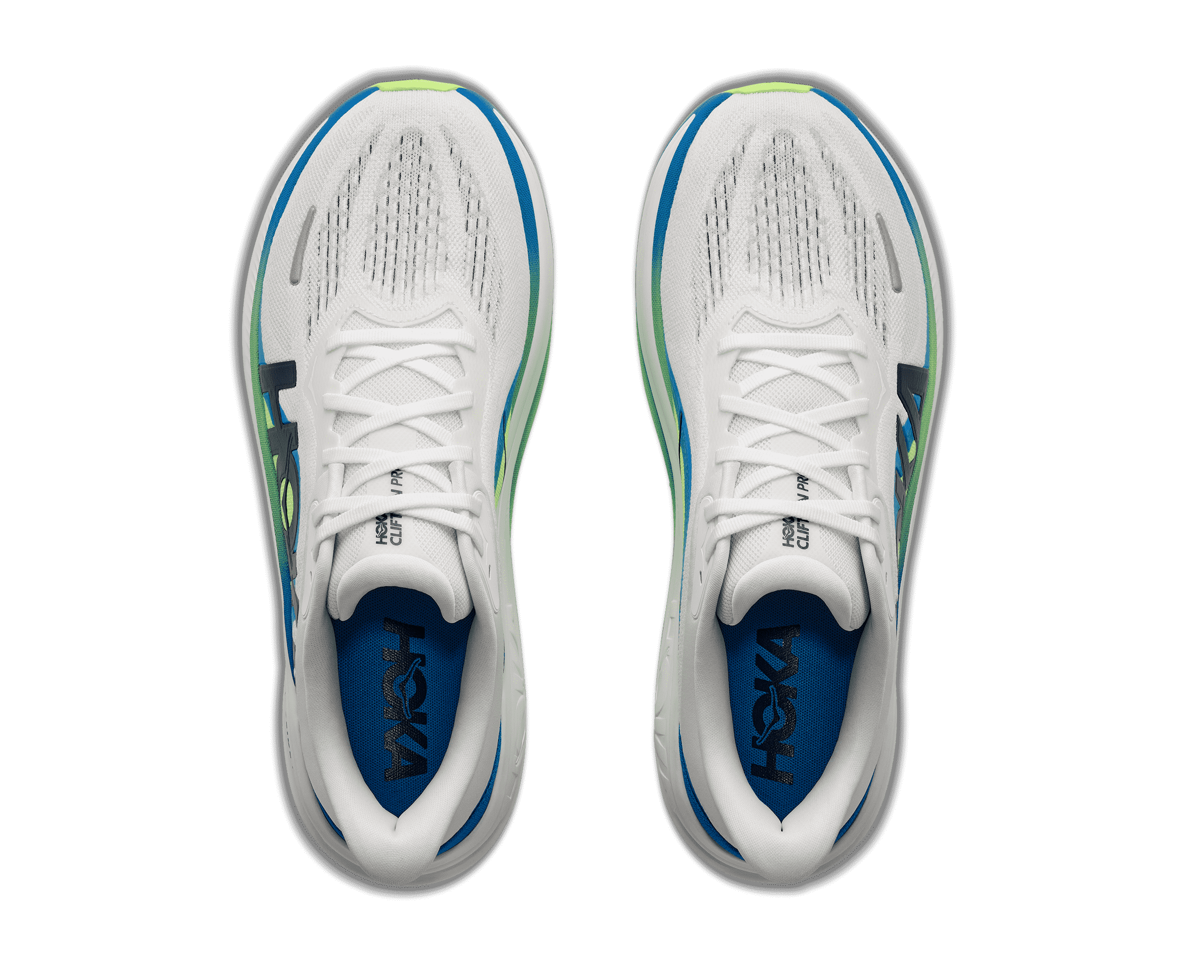 HOKA Men's Clifton Pro - FROST / VIRTUAL BLUE (Wide)