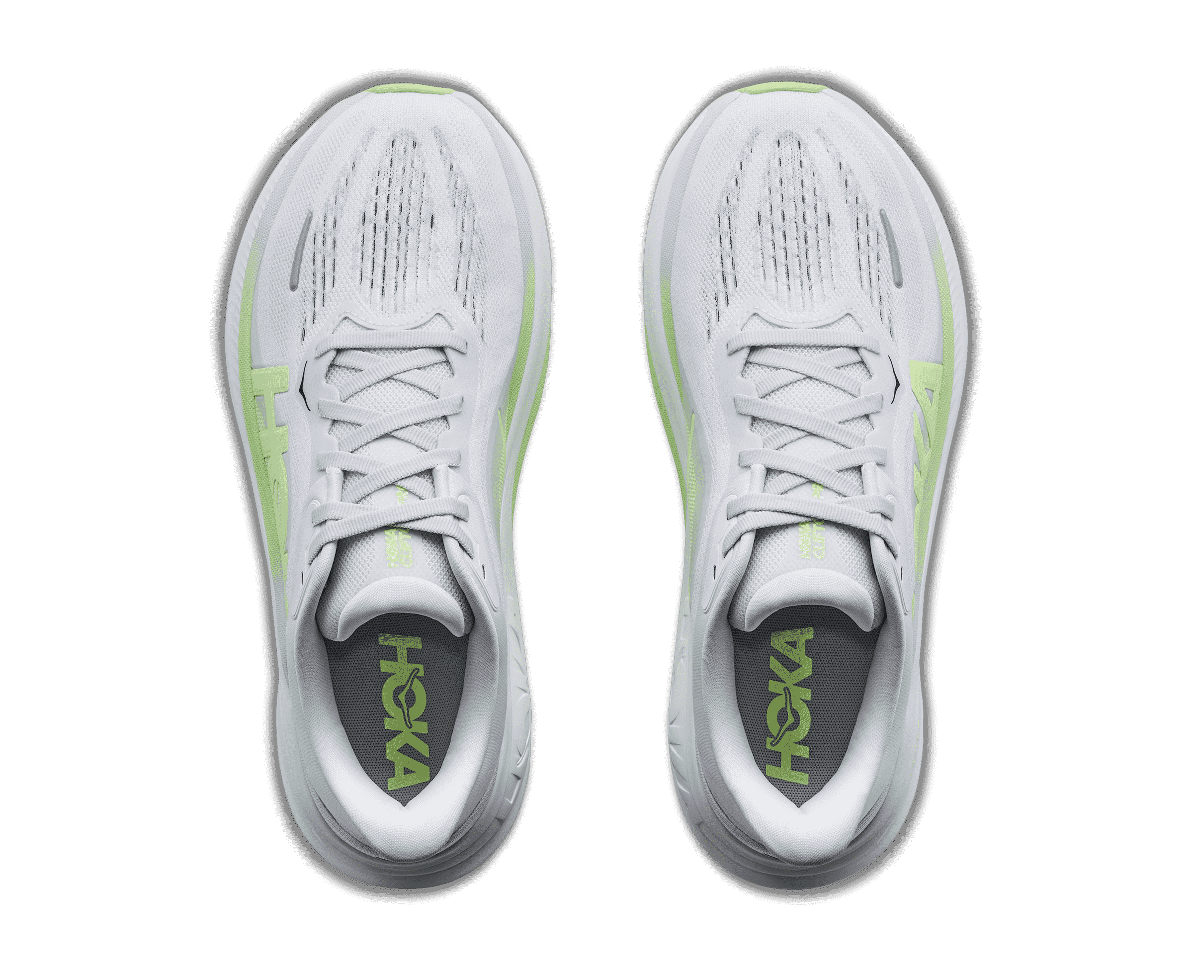HOKA Women's Clifton Pro - COSMIC GREY / NEON YUZU (Wide)
