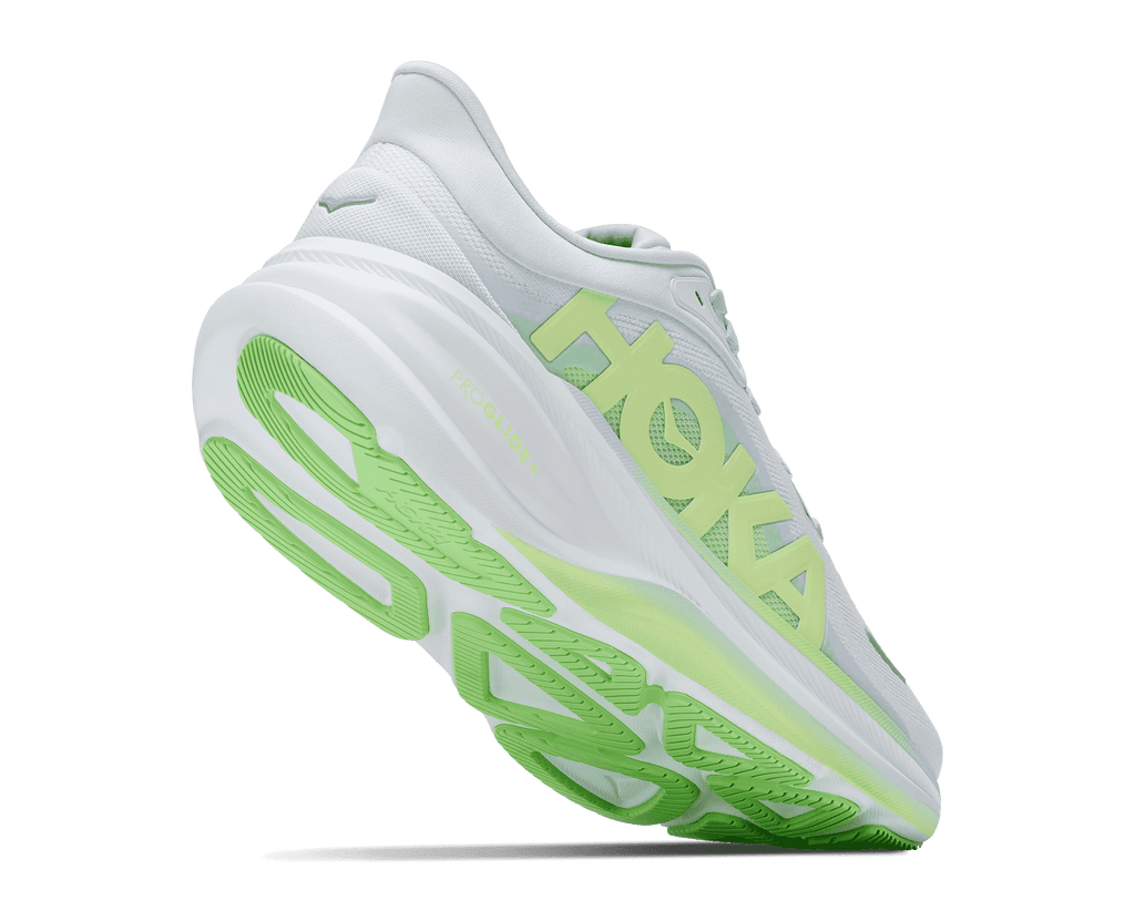 HOKA Women's Clifton Pro - COSMIC GREY / NEON YUZU (Wide)