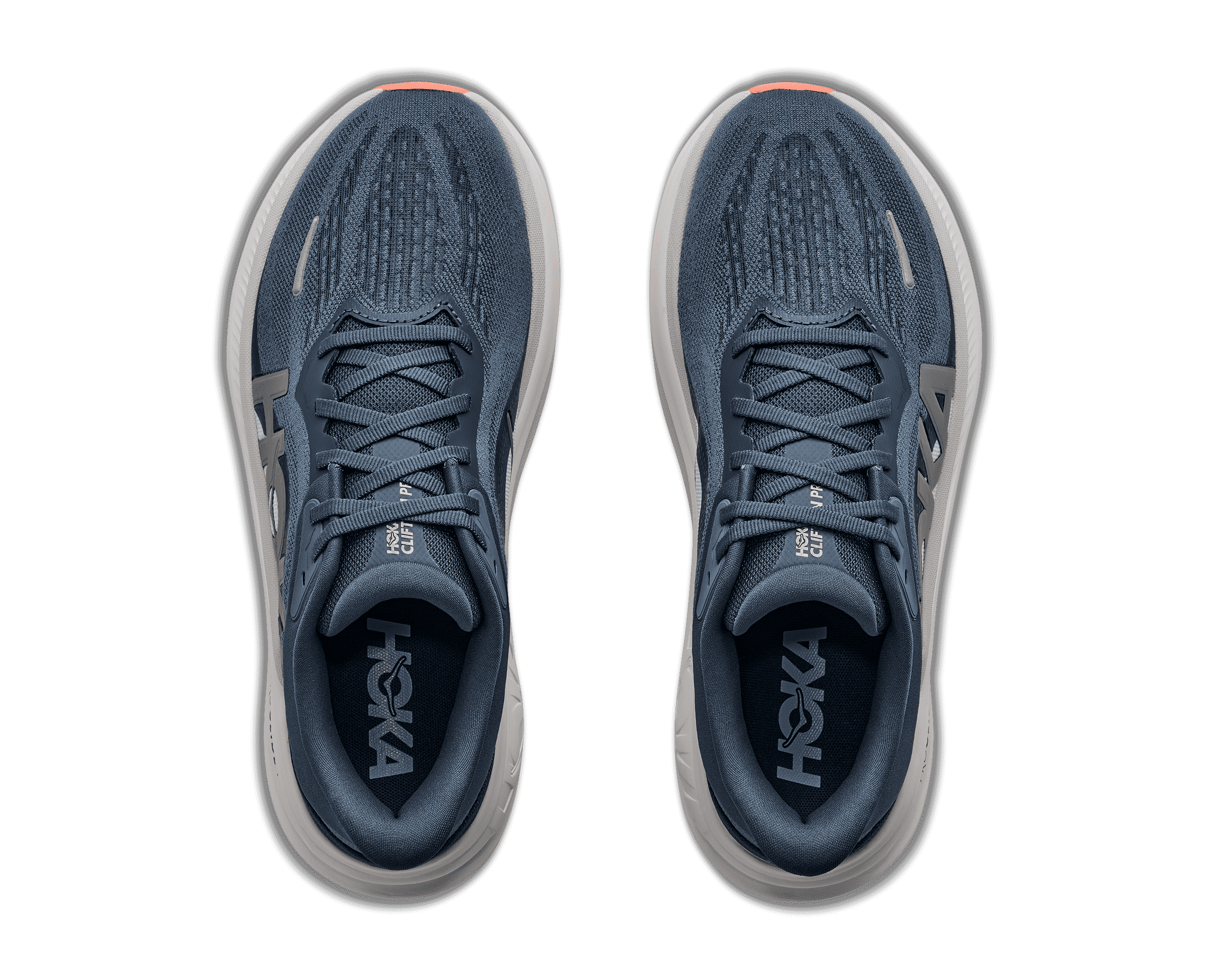 HOKA Women's Clifton Pro - FADED NAVY / GLIMMERING BLUE (Wide)