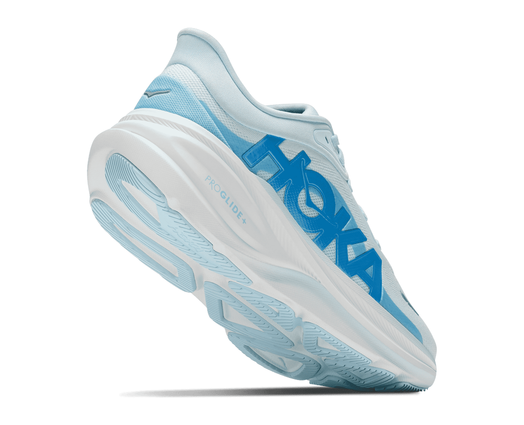 HOKA Women's Clifton Pro - GLIMMERING BLUE / SOARING BLUE (Wide)