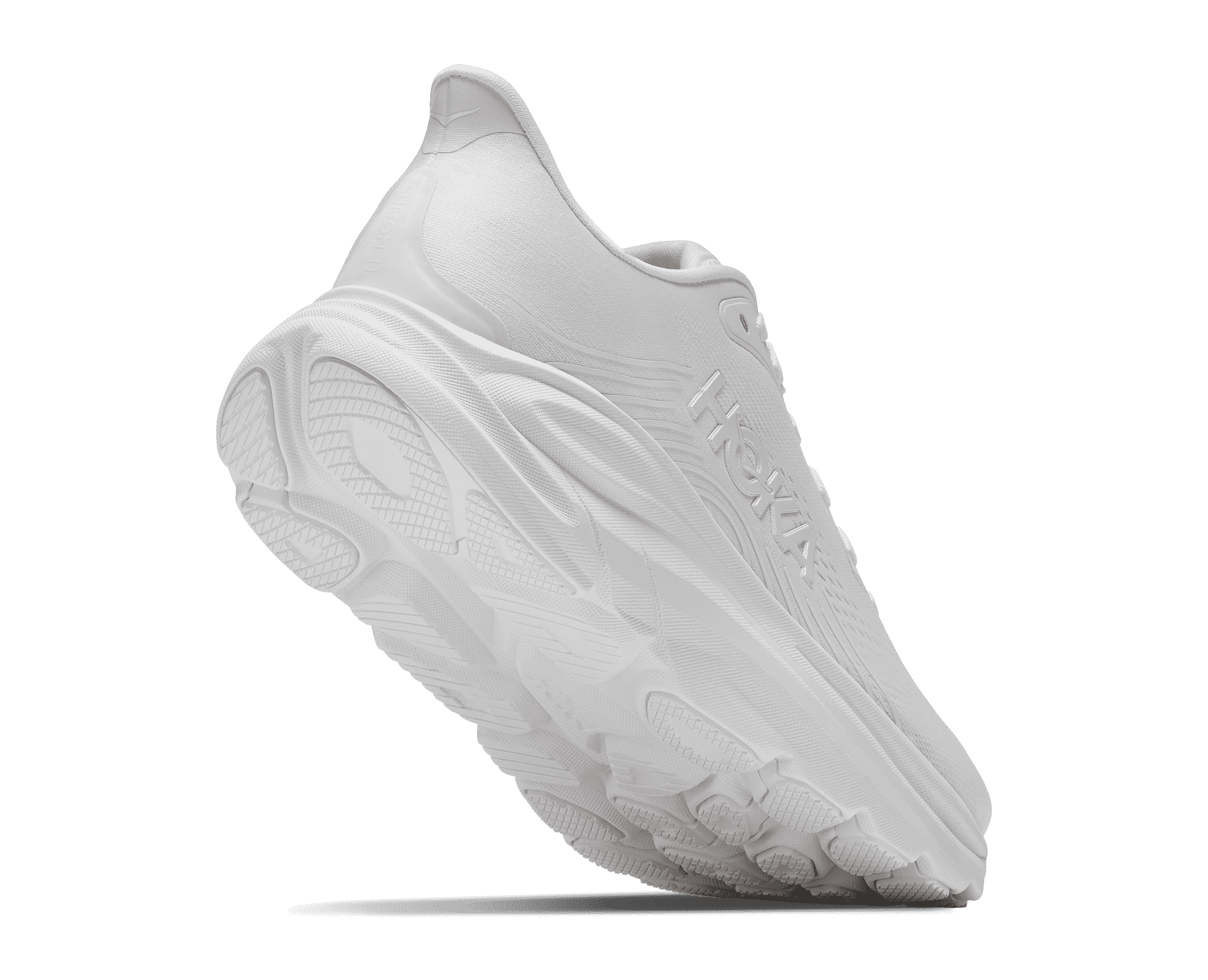 HOKA Men's Clifton 11 - WHITE / WHITE (Wide)