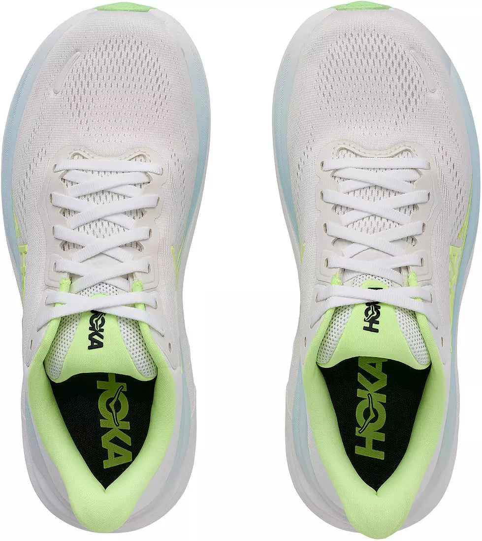 HOKA Women's CLIFTON 11 - FROST / NEON YUZU