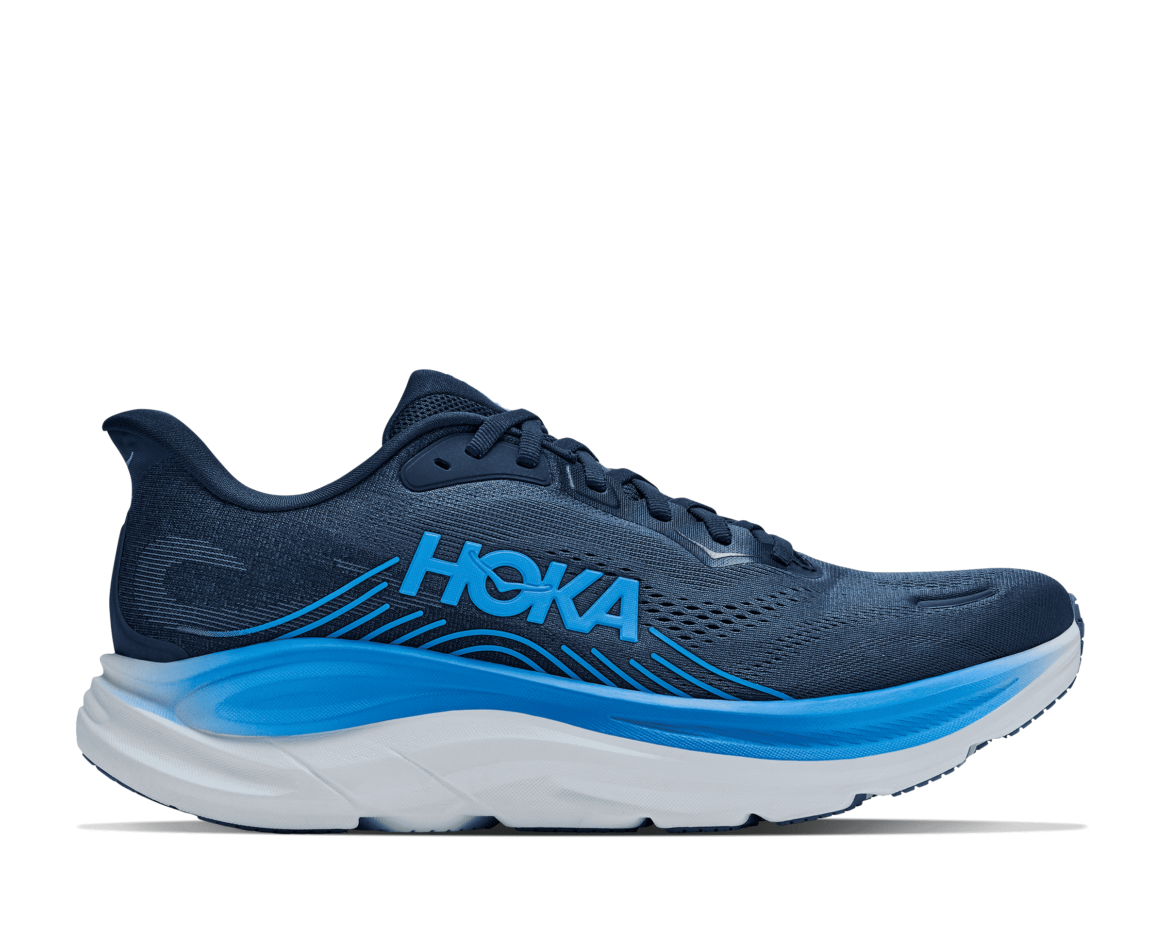 HOKA Men's Clifton 11 - VARSITY NAVY / FADED NAVY (Extra Wide)