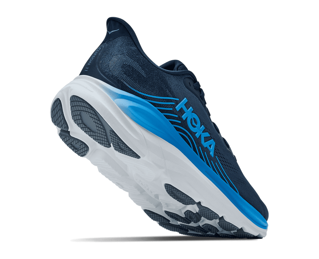 HOKA Men's Clifton 11 - VARSITY NAVY / FADED NAVY (Extra Wide)