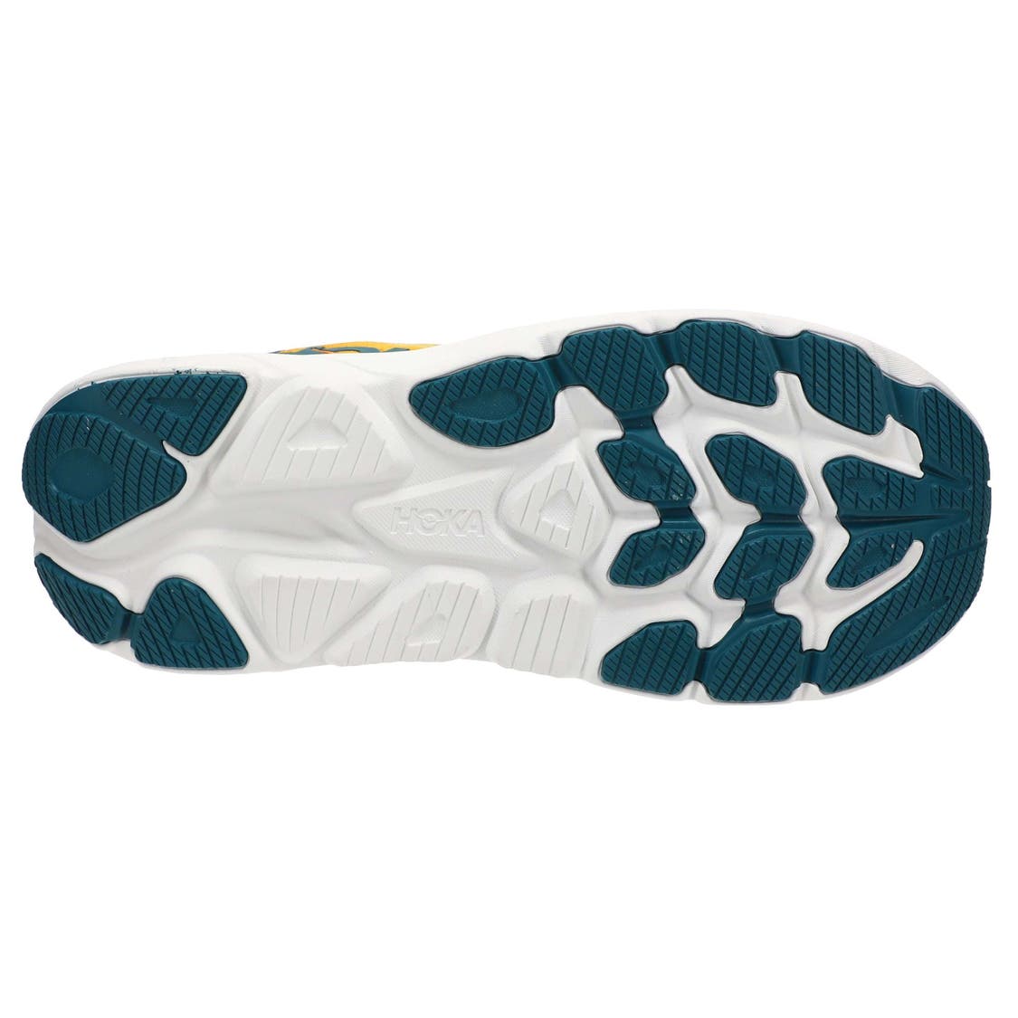 HOKA Men's Clifton 10 - YELLOW GOLD / TIDAL WAVE (Wide)