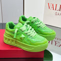 VT 2025 Garavani Sneakers Green Cowhide 546988