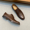 CD POINED TOE LONDON OXFORD CEDAR CALFSKIN