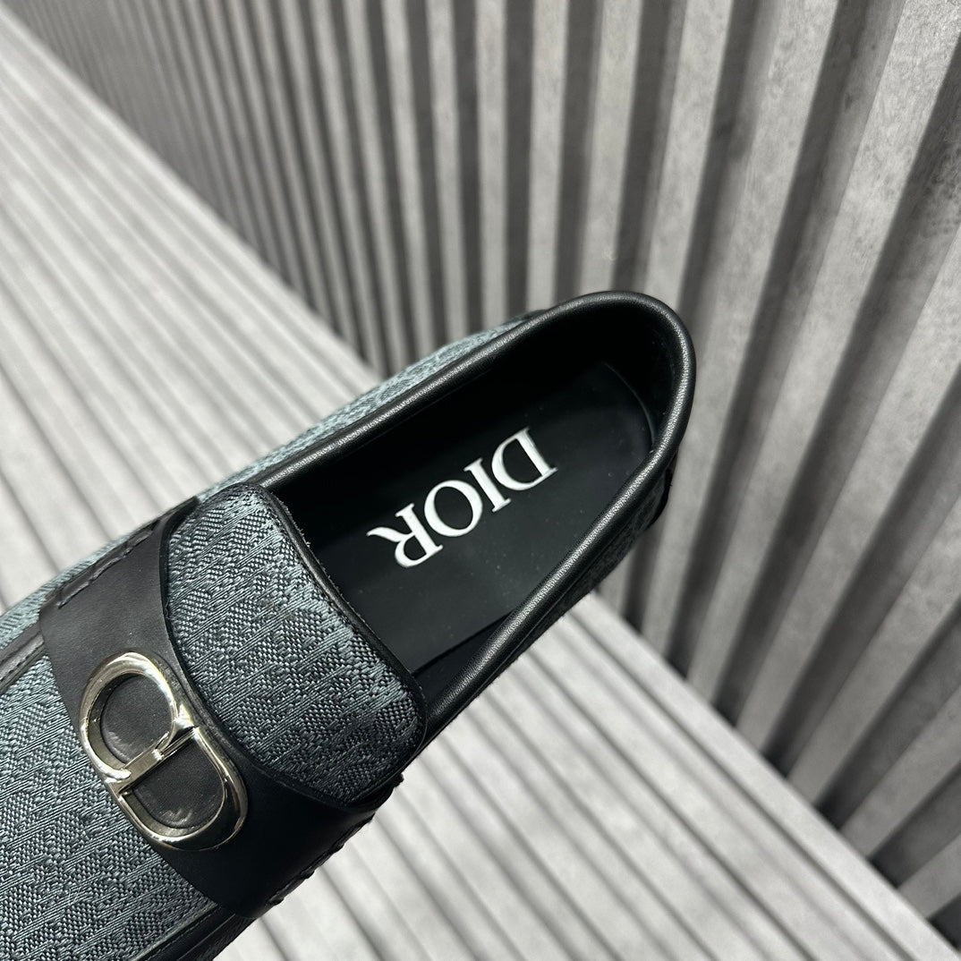 CD SYMBOL GRANVILLE LOAFER ANCHOR MONOGRAM JACQUARD