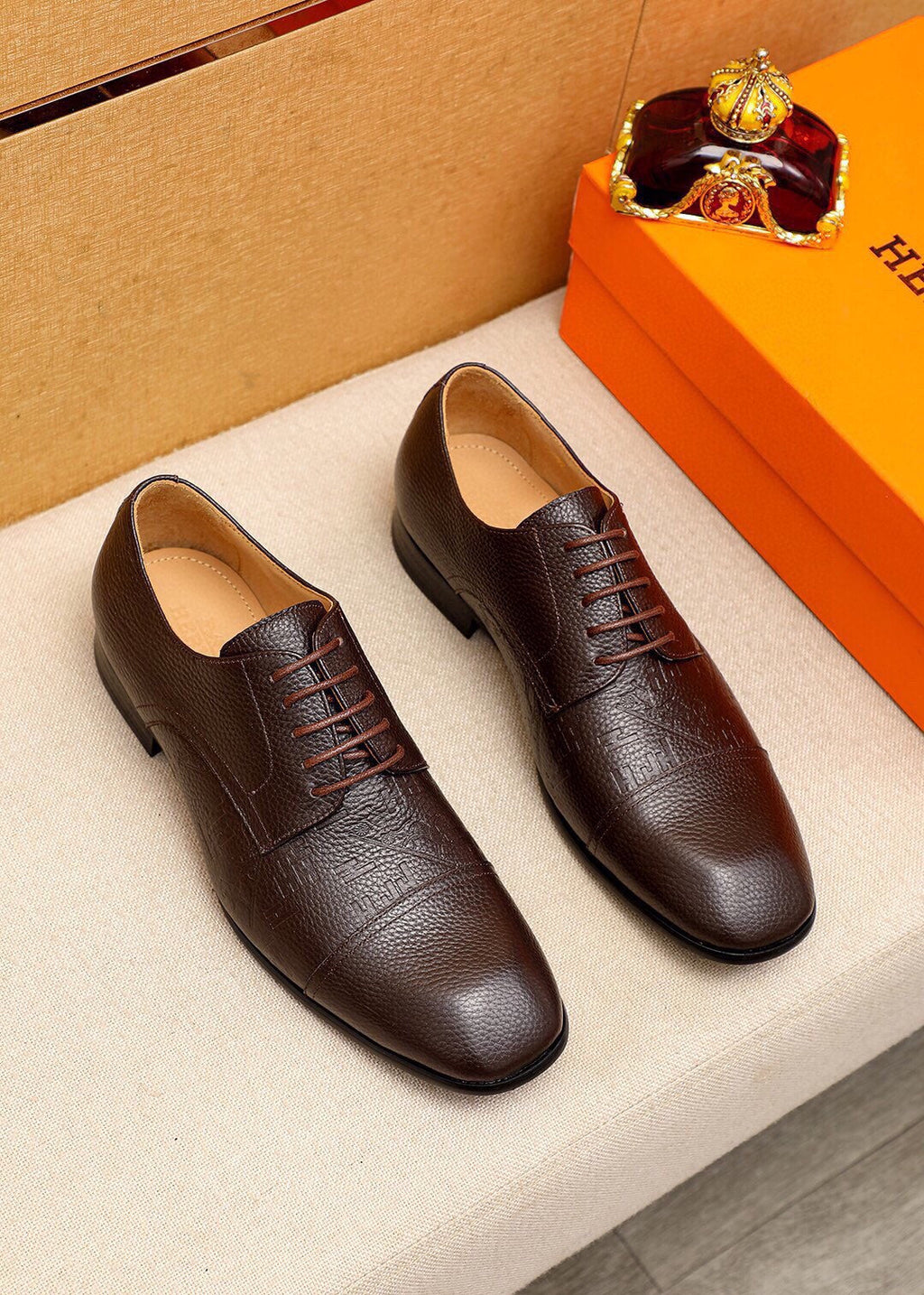 HM Men's Loafer Brown Cowhide 616501