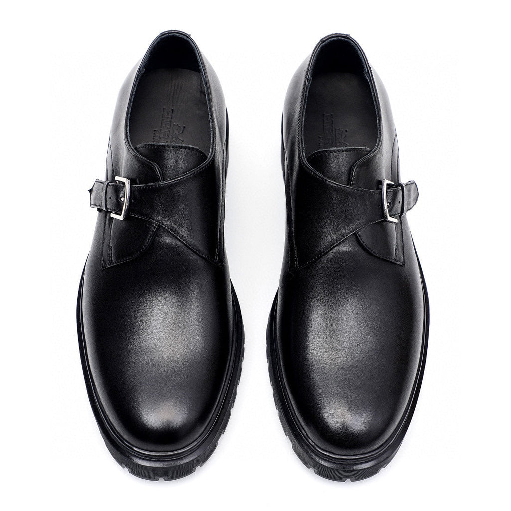 HM Men's Loafer Black Calfskin 616537