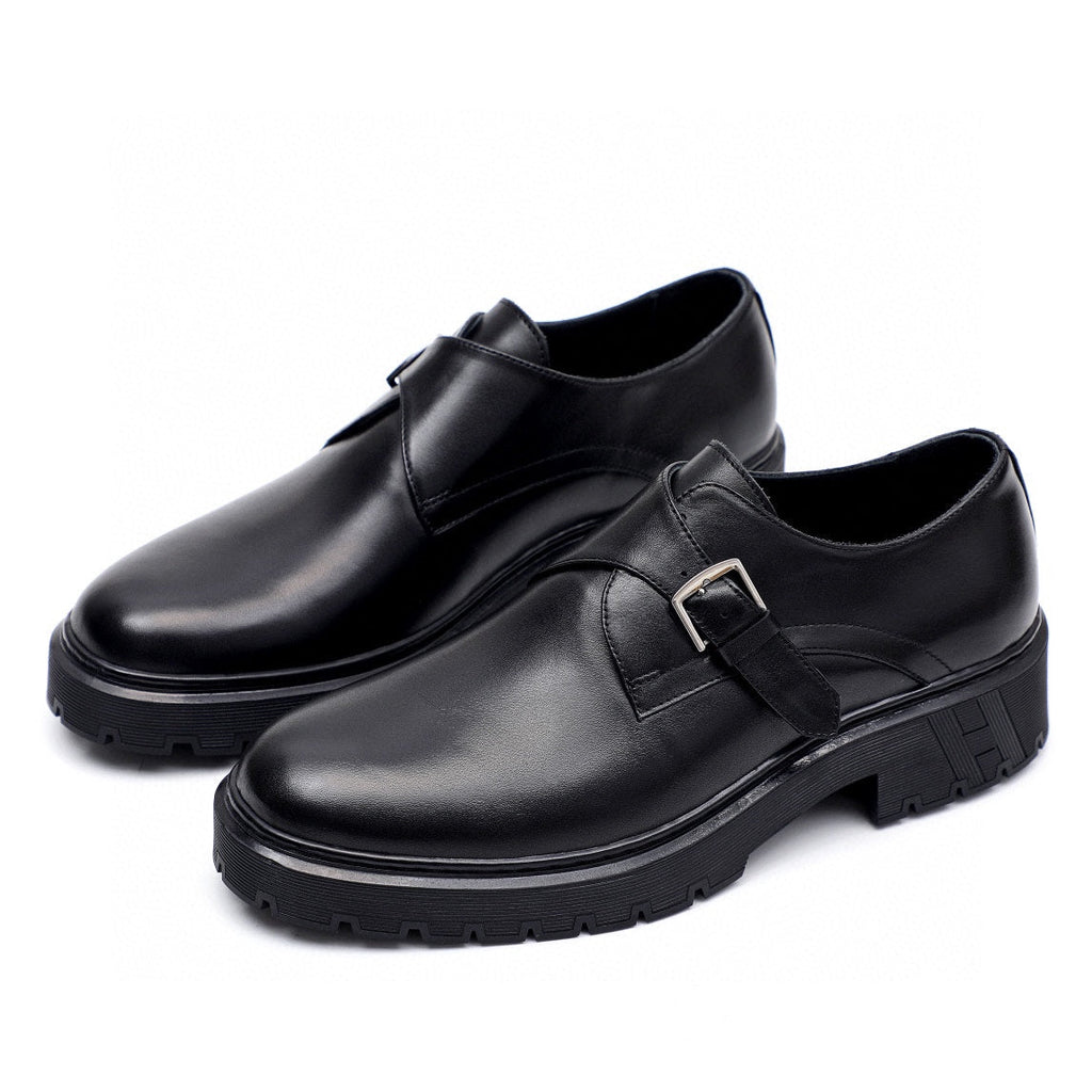 HM Men's Loafer Black Calfskin 616537