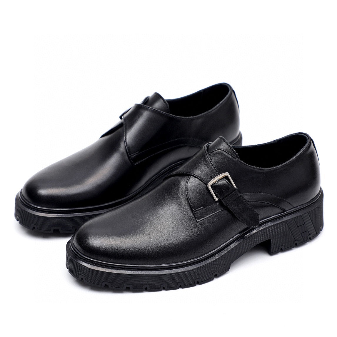 HM Men's Loafer Black Calfskin 616537