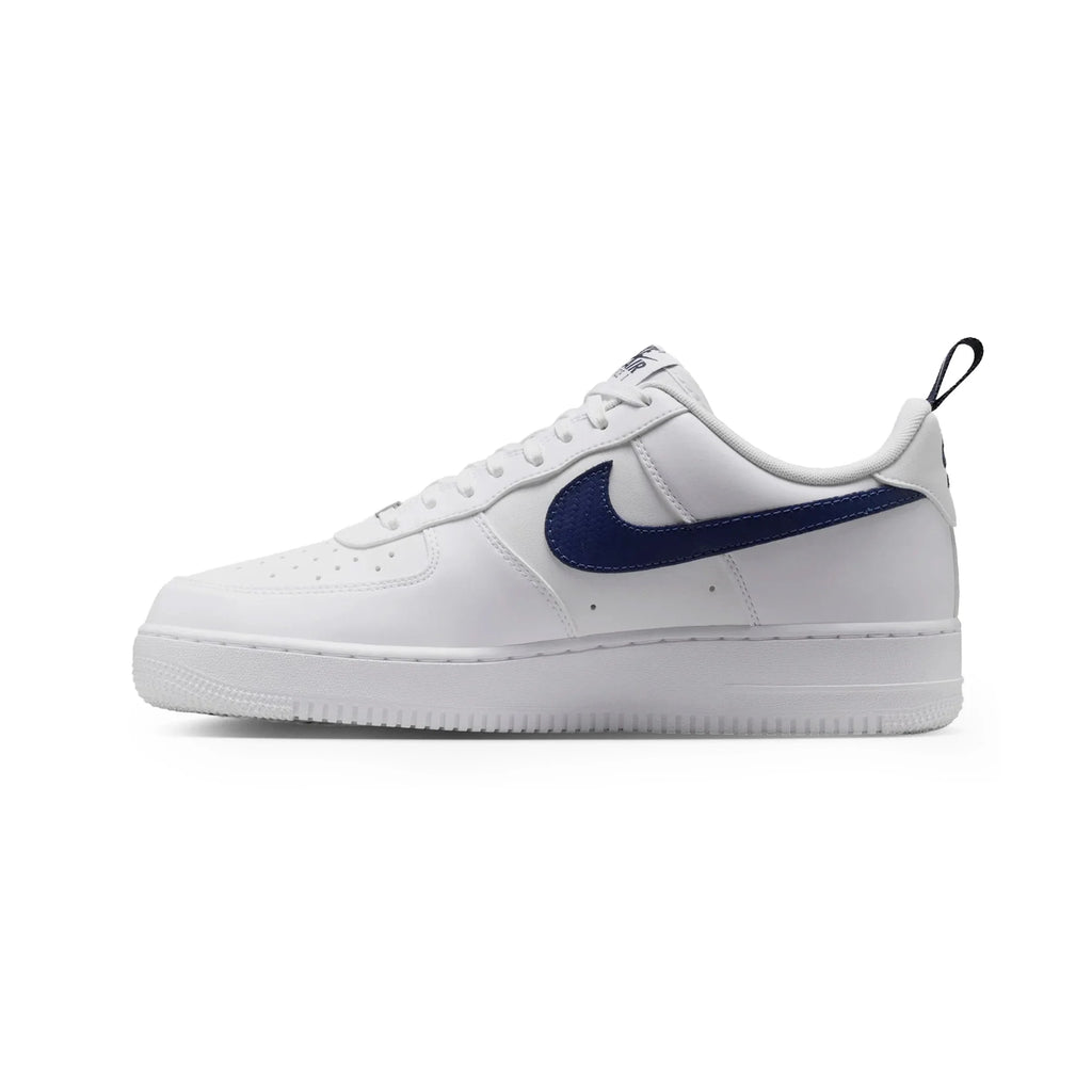 Nike Air Force 1 Low '07 LV8 'Carbon Fiber Swoosh White Midnight Navy'