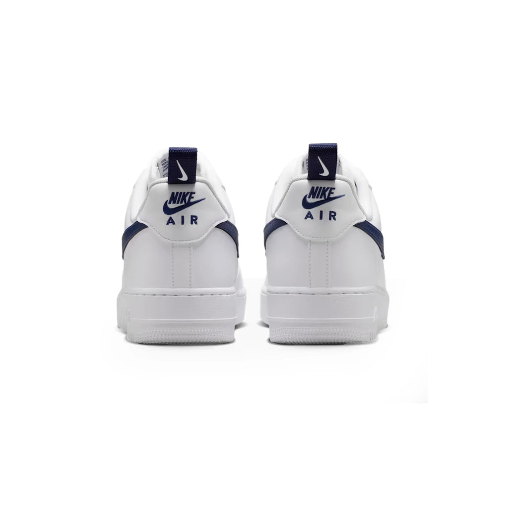 Nike Air Force 1 Low '07 LV8 'Carbon Fiber Swoosh White Midnight Navy'