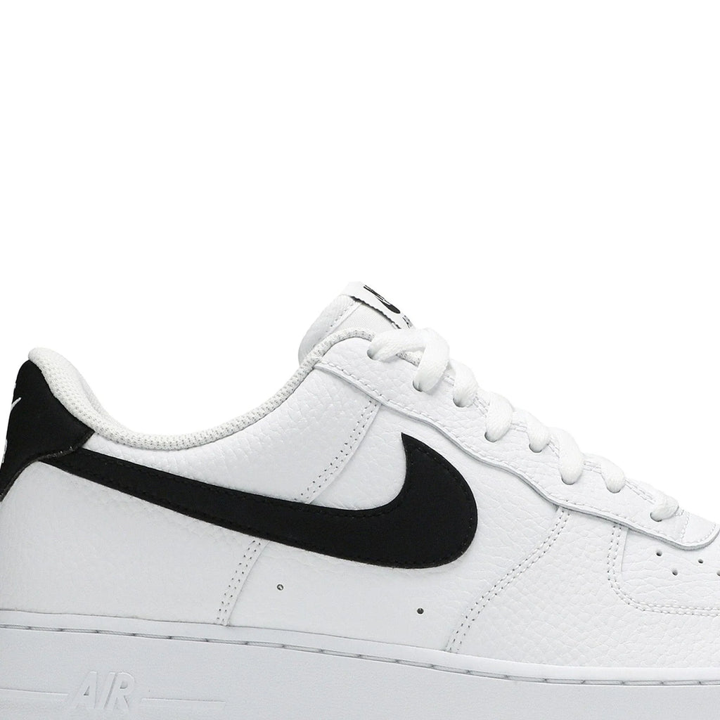 Nike Air Force 1 Low '07 'White Black Pebbled Leather' (2021)