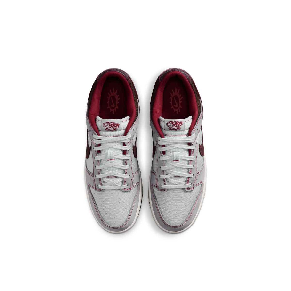 Nike Dunk Low Canvas 'Pure Platinum Burgundy Crush' (2026)