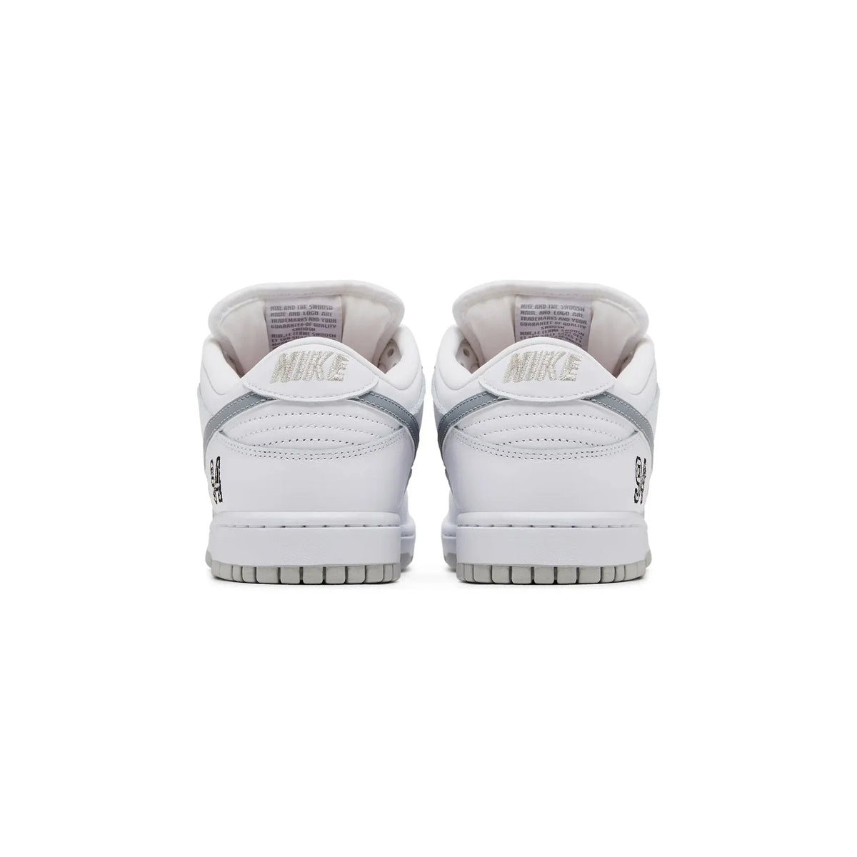 Nike SB Dunk Low Supreme 94 'White Metallic Silver' (2025)