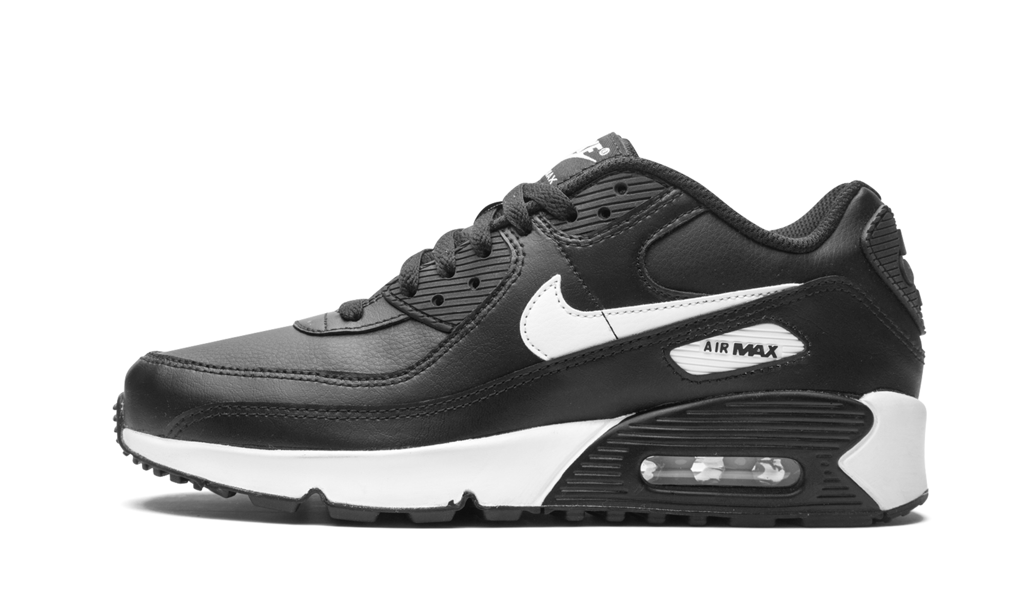 Air Max 90 LTR (GS) "Black White" CD6864 010