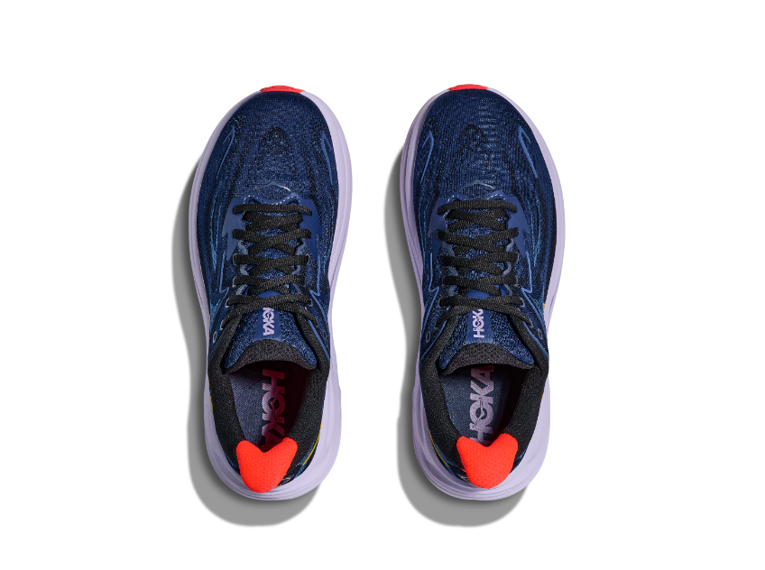 HOKA Women's Clifton 10 - MIDNIGHT BLUE / STARLIGHT GLOW (Wide)