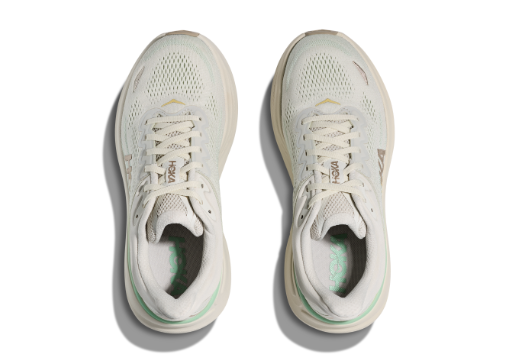 HOKA Women's Bondi 9 - TRUFFLE SALT / SEA GLASS (Wide)