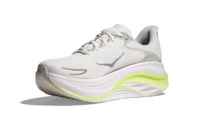 HOKA Women's Skyward X 2 - WHITE / NEON YUZU