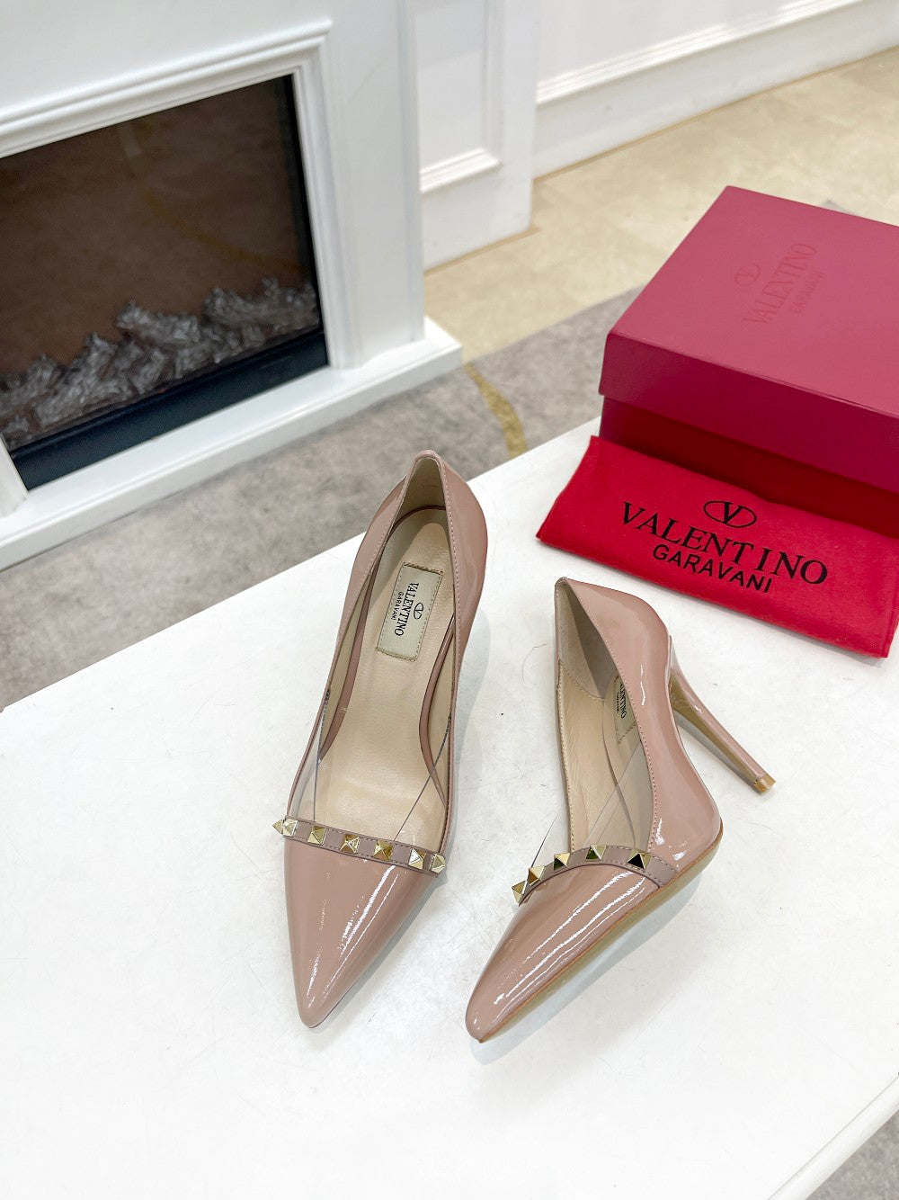 Valentino Garavani Slingback 90 in Patent Leather