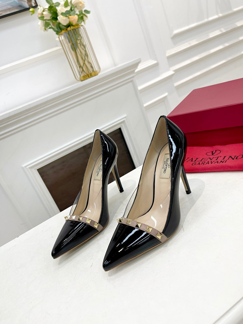 Valentino Garavani Slingback 90 in Patent Leather