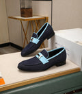 HM Men's Paris Loafer Denim Cowhide 480422