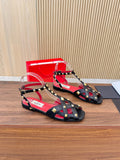 Valentino Open-to-the-Walk Sandals in Cowhide