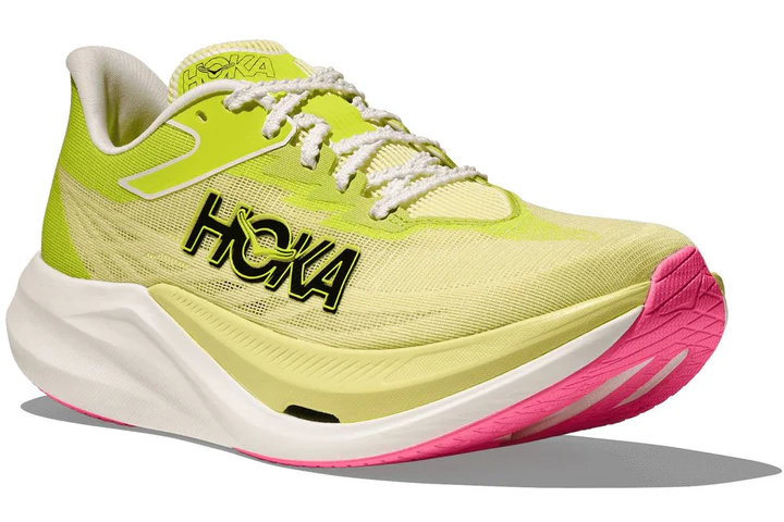 HOKA Unisex Rocket X 3 - SUNLIGHT / NEON HOKA CITRUS
