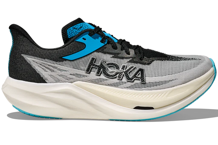 HOKA Unisex Rocket X 3 - WHITE / BLACK