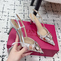 VT Signature Slingback Sliver Sequined & Beaded 617364