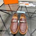 HM Men's Horsebit Loafers Brown Calfskin 621423