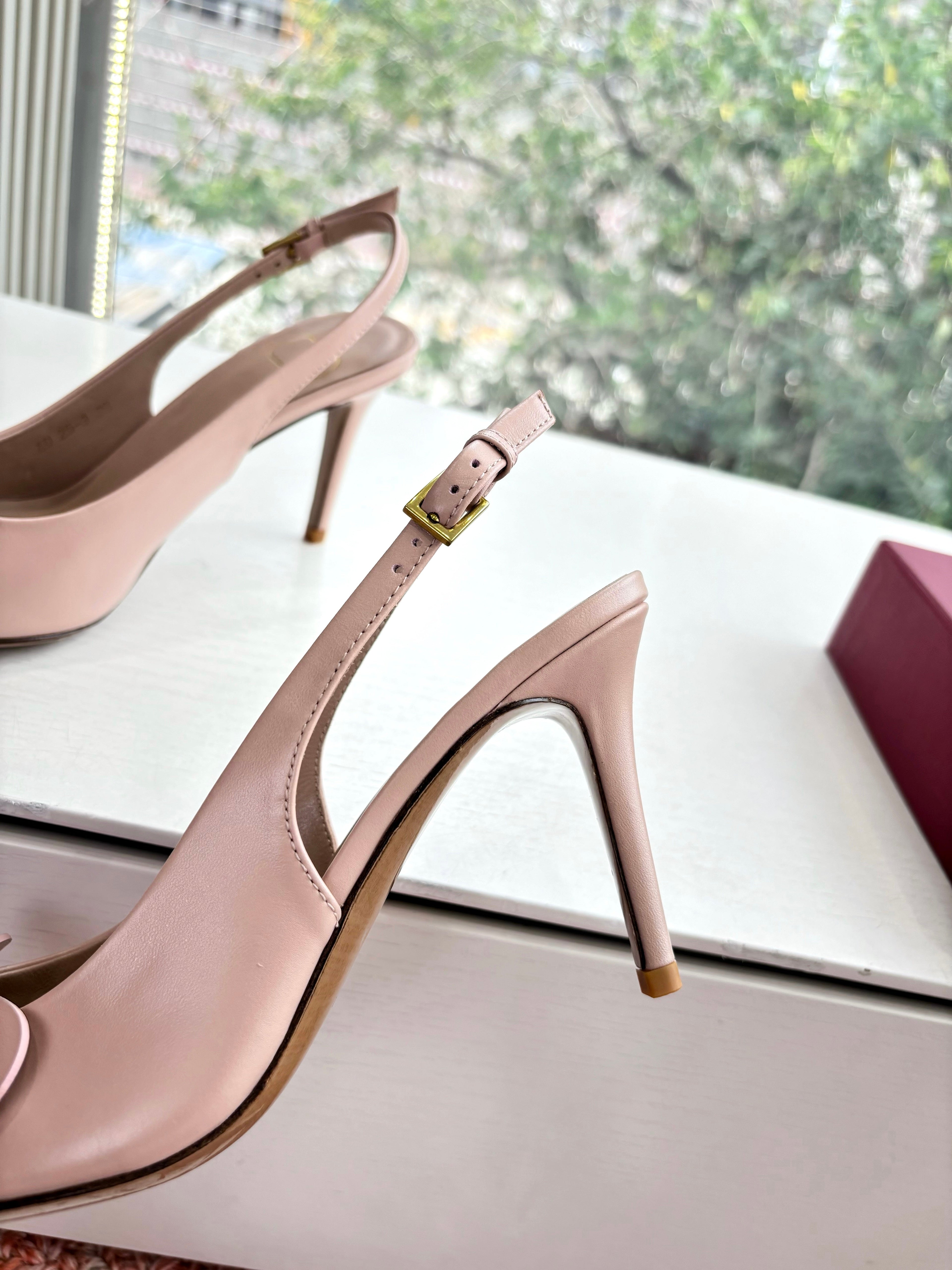 VT 26s Butterfly Slingback Pink Leather 604039