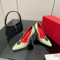 VT Panthea Pumps 105Mm Light Green Goatskin 630183