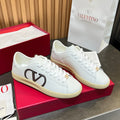 VT 25S Casual Sneakers White Black Cowhide 563094