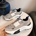 VT 25S Sneakers Gray White Calfskin 563471