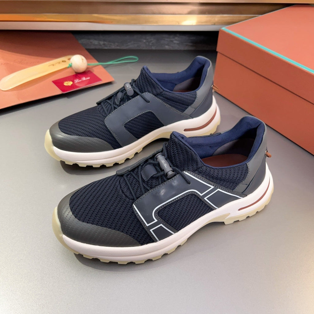 LP TRAIL HIKER WALK SNEAKER BLACK MESH BREATHABLE