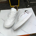 HM Men's Sneaker White Lambskin 543950