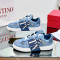 valenti low top vl7n blue denim blue canvas