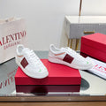 VL 25s Upvillage Sneakers In White Mix Red Lambskin