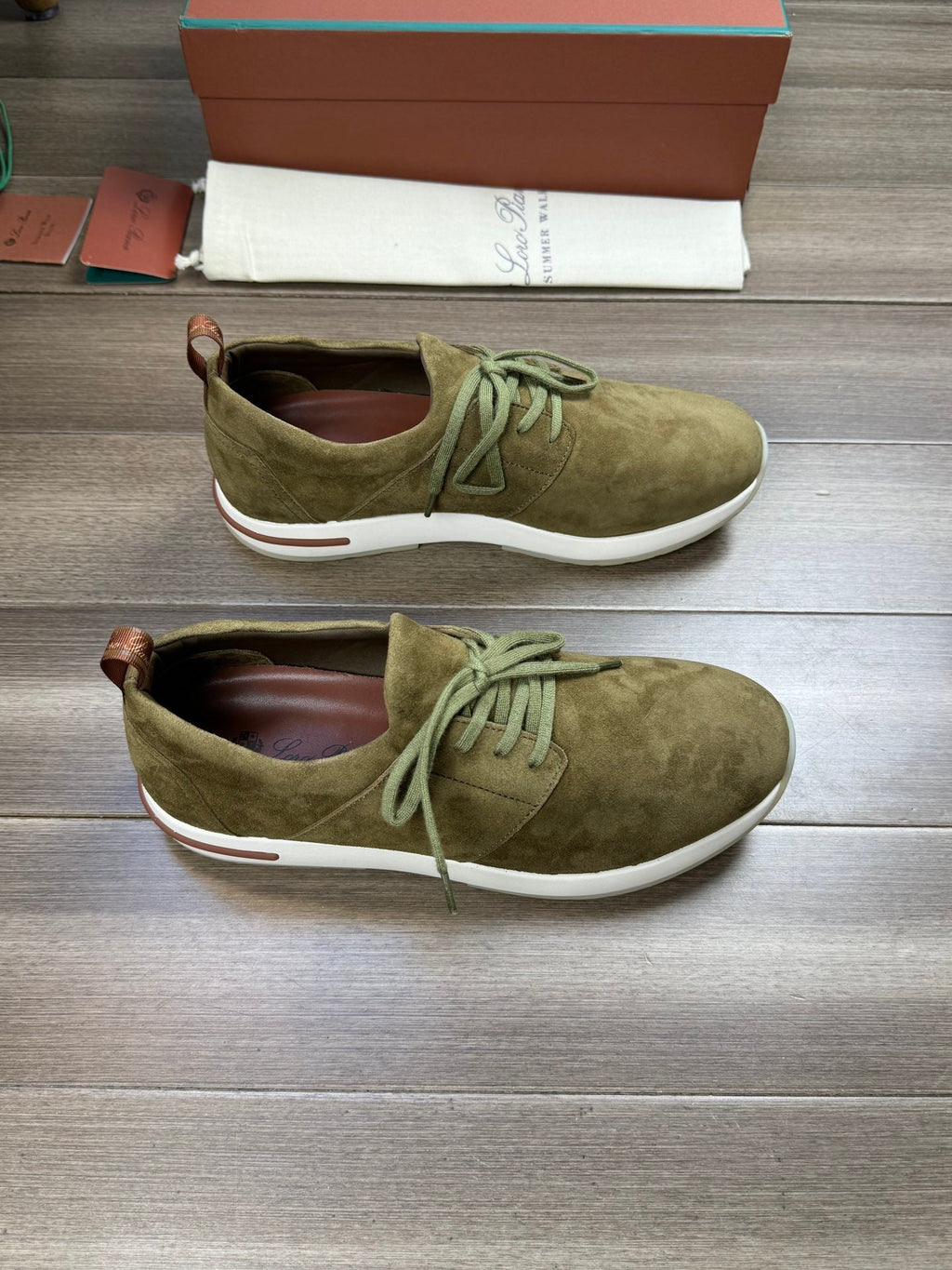LP BERGEN SNEAKER OLIVE SUEDE