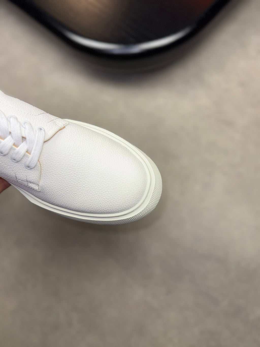HM Men's Eveil Derby Shoe White Calfskin 538667