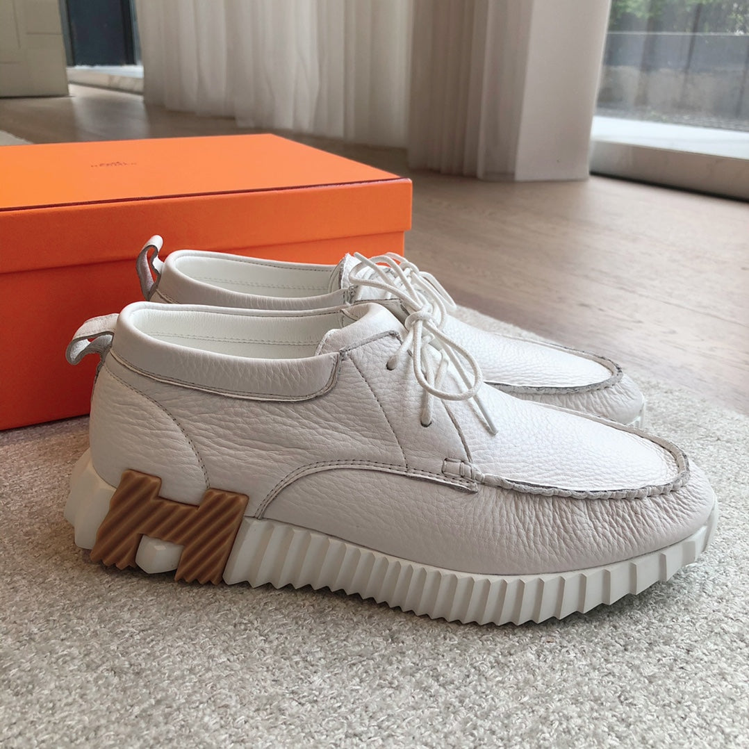 HM Men's Increase Sneaker White Cowhide 204372