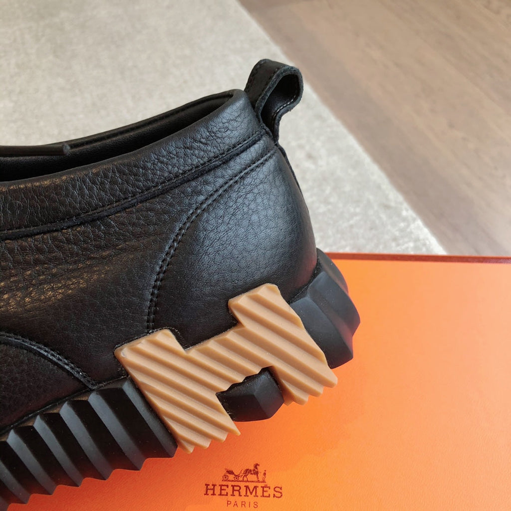 HM Men's Increase Sneaker Black Cowhide 204375