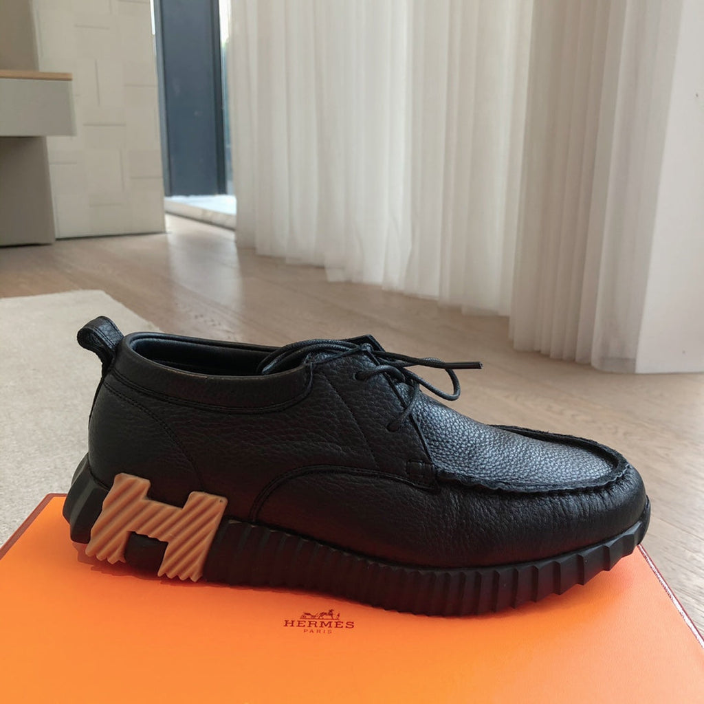 HM Men's Increase Sneaker Black Cowhide 204375
