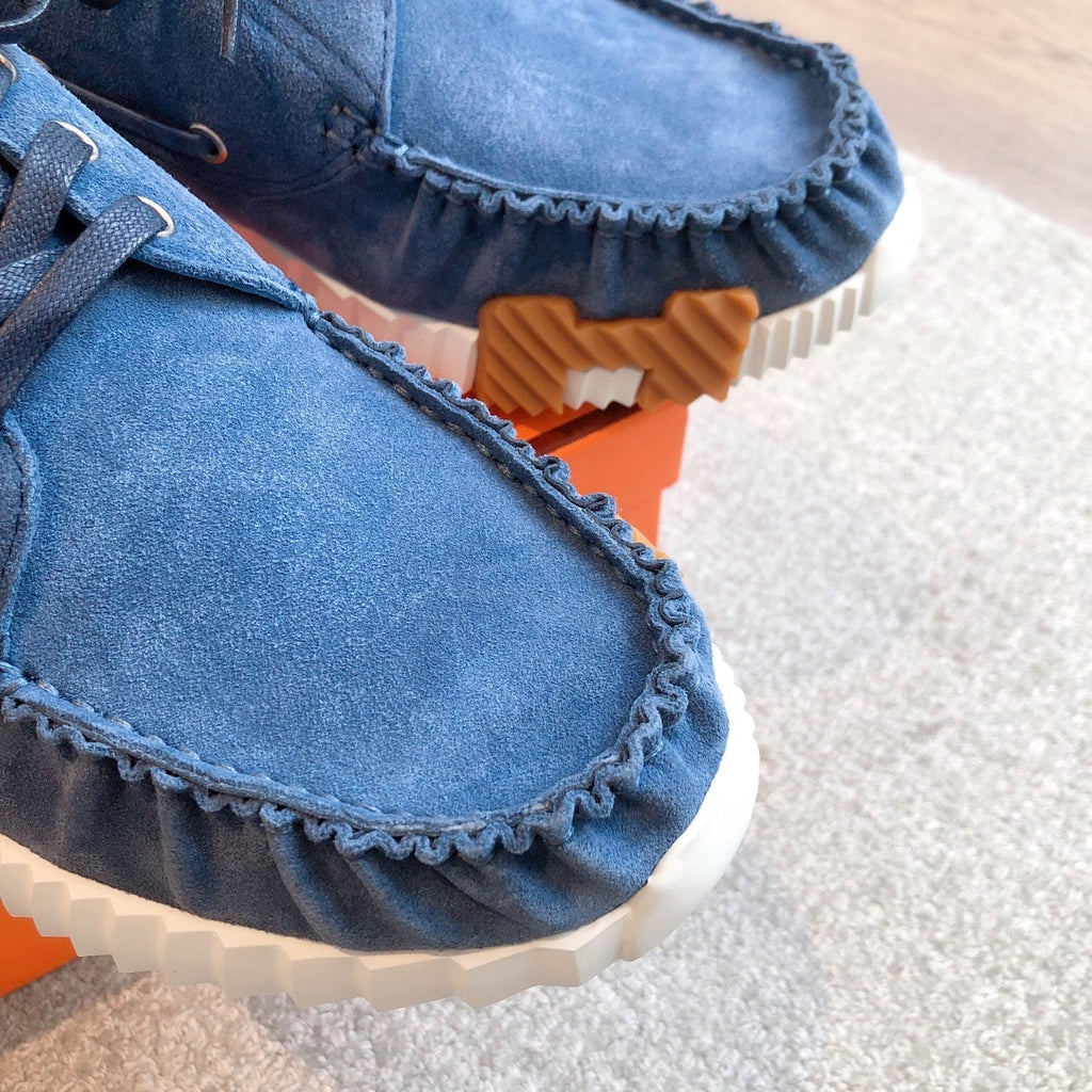 HM Men's 25 Ketch Sneaker Blue Suede 639271