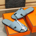 HM IZMIR SANDAL TEAL CALFSKIN